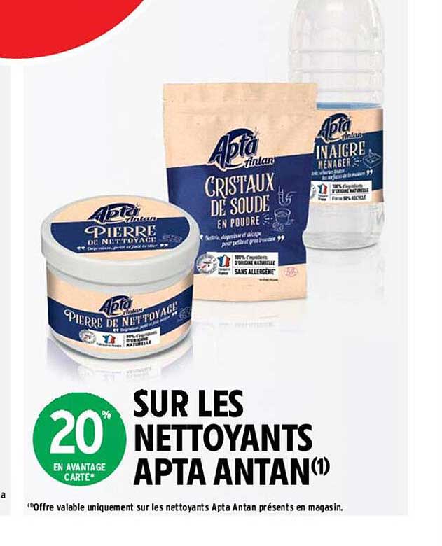 nettoyants apta antan