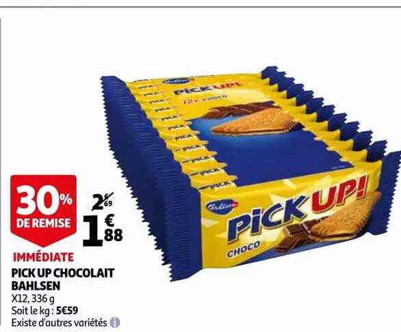 pick up chocolait  bahlsen