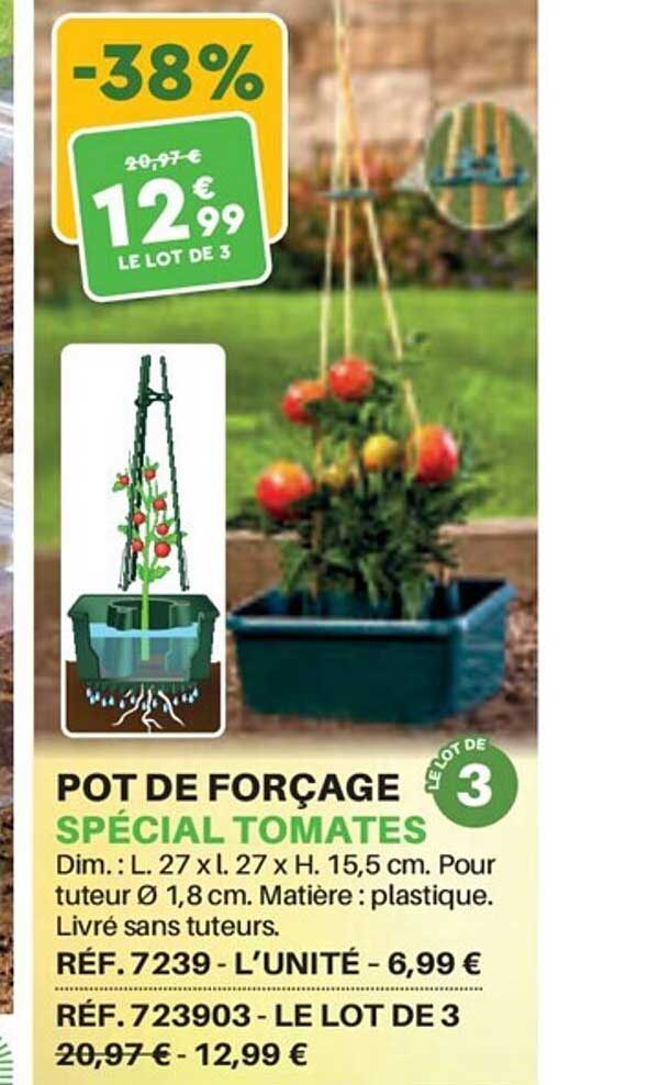 pot de forçage spécial tomates