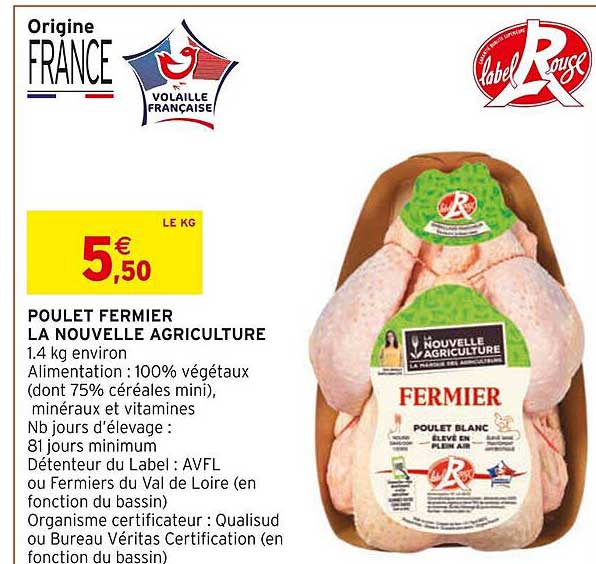 poulet fermier la nouvelle agriculture