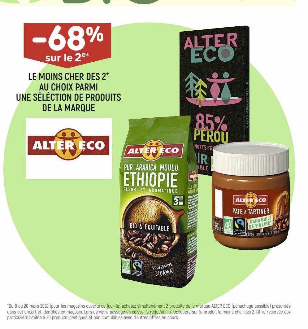 produit de la marque alter eco
