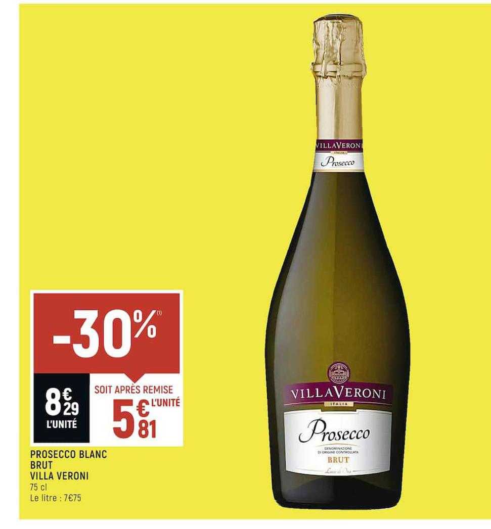 prosecco blanc brut villa veroni
