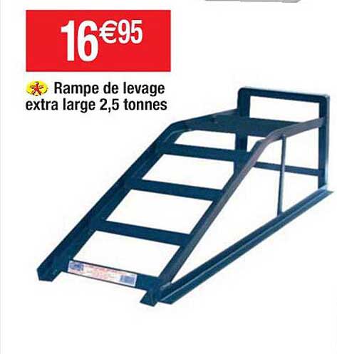 rampe de levage extra large 2,5 tonnes