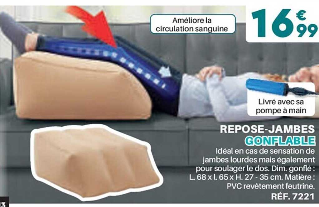 repose-jambes gonflable
