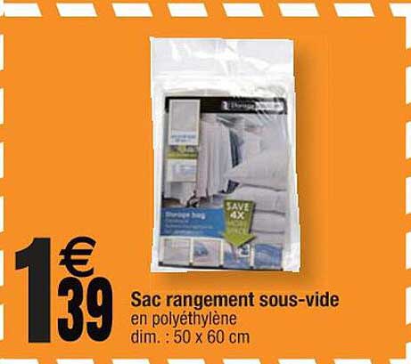 sac rangement sous-vide