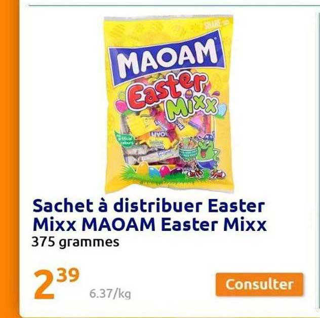 sachet à distribuer easter mixx maoam easter mixx
