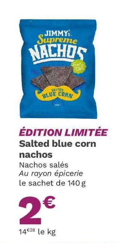 salted blue corn nachos