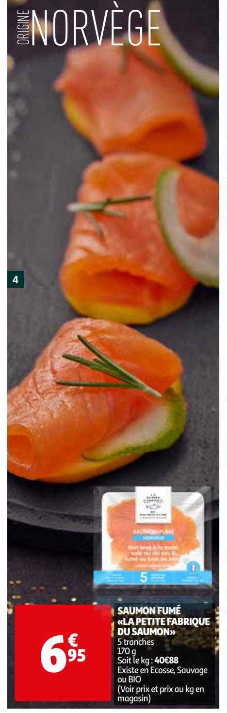 Saumon Fumé "la Petite Fabrique Du Saumon"