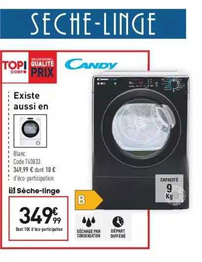 sèche-linge candy