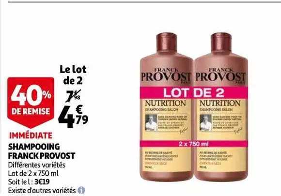 shampooing franck provost