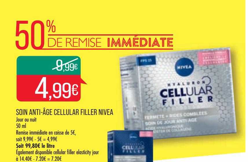 soin anti-âge cellular filler nivea
