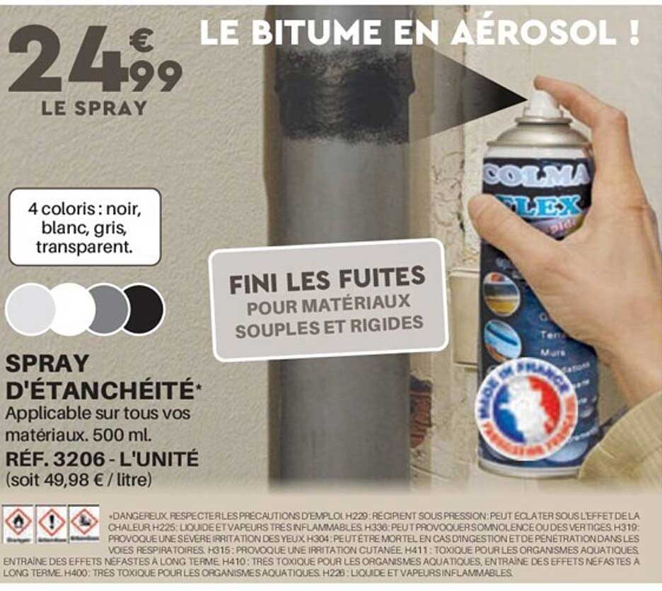 spray d'étanchéité