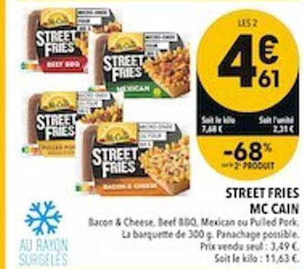 street fries mc cain