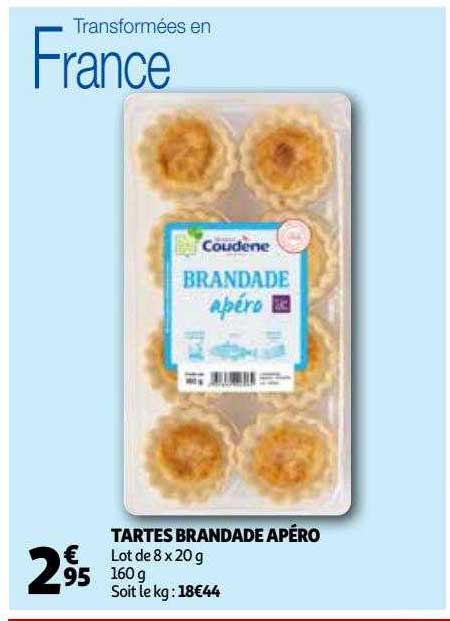 Tartes Brandade Apéro