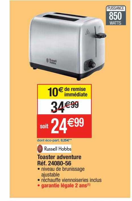 toaster adventure russell hobbs