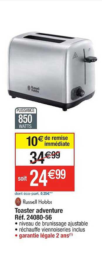 toaster adventure russell hobbs