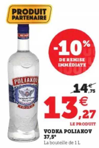 Vodka Poliakov 37,5°