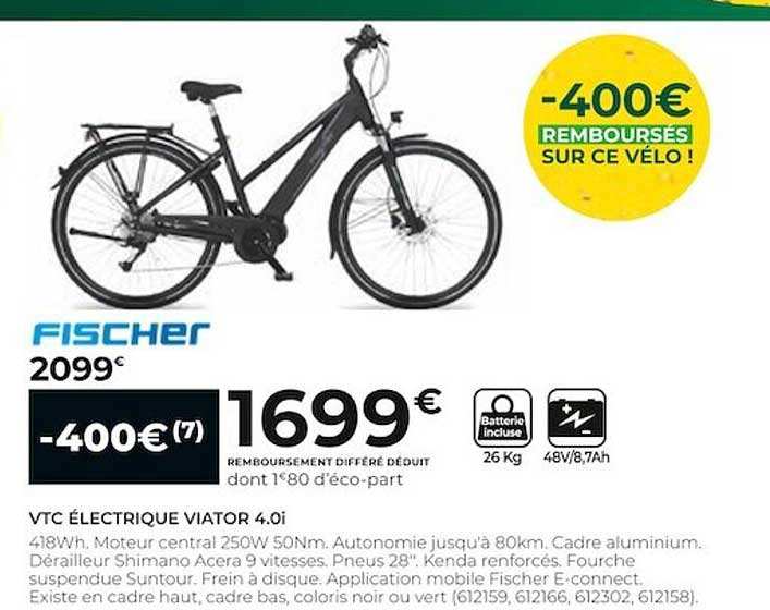 vtc électrique viator 4.0i fischer