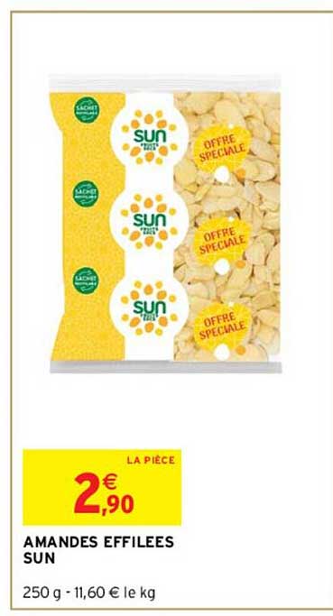 amandes effilées sun