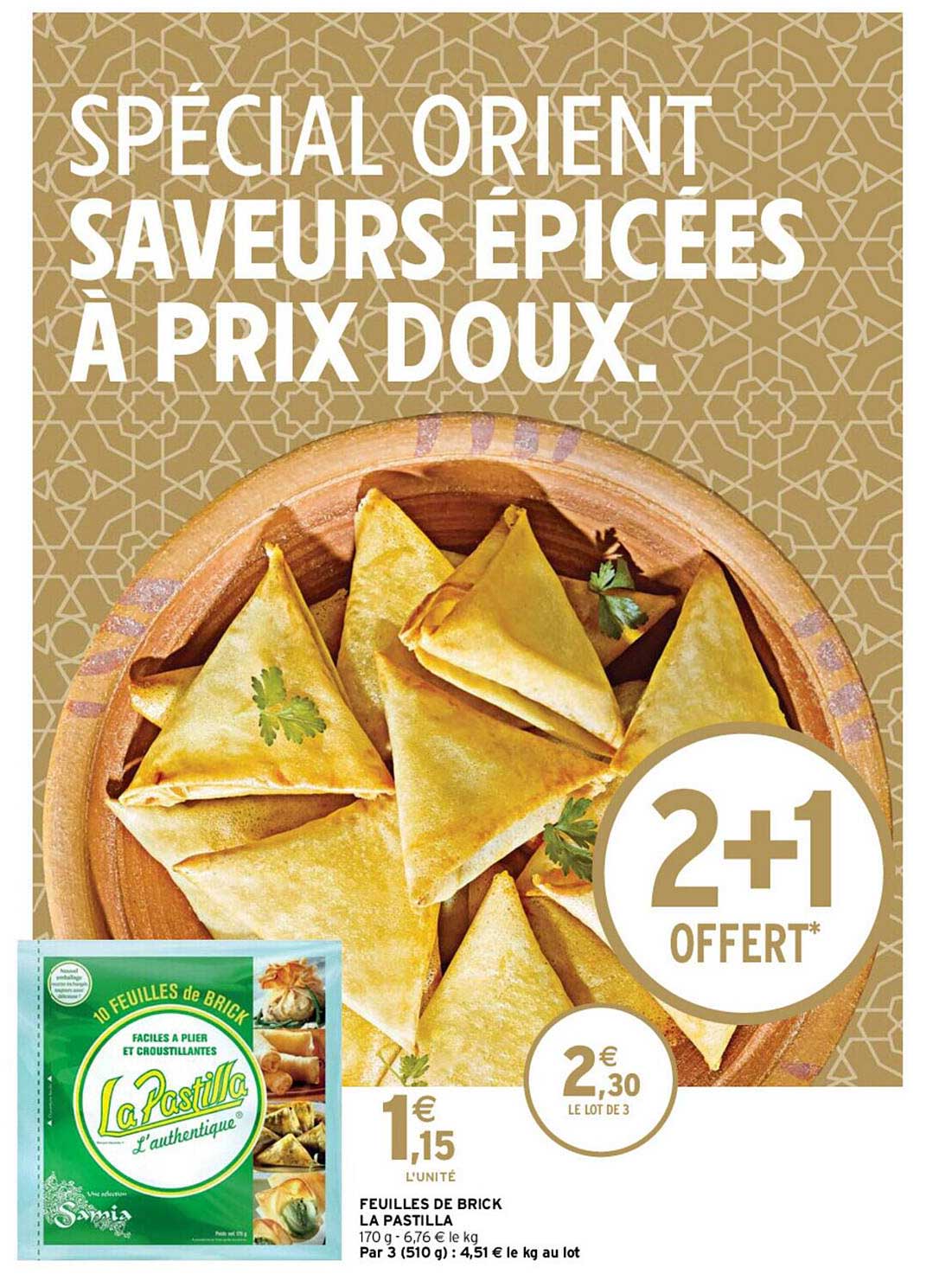 feuilles de brick la pastilla