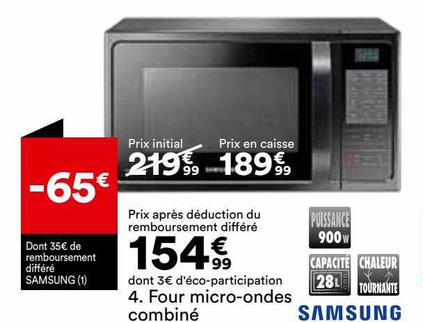 four micro-ondes combiné samsung