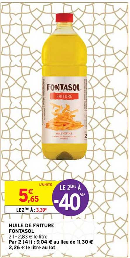 Huile De Friture Fontasol