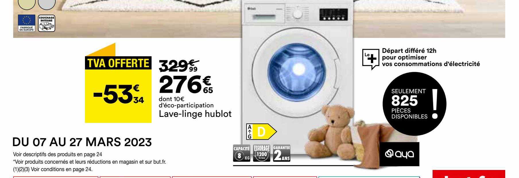 lave-linge hublot aya