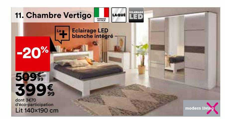 lit 140 x 190 cm modern living