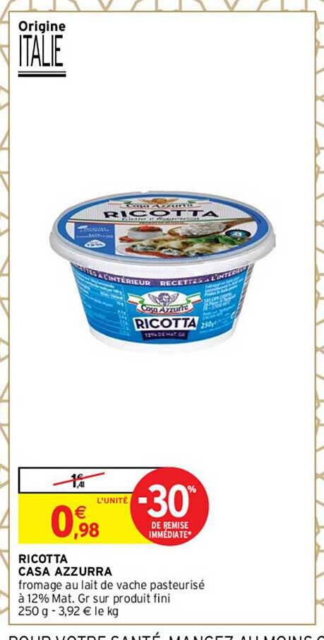 ricotta casa azzurra