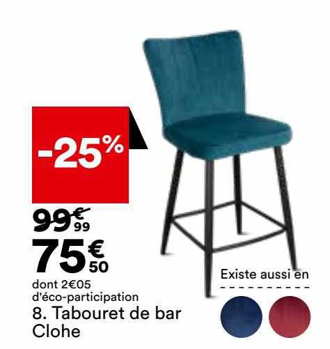 tabouret de bar clohe