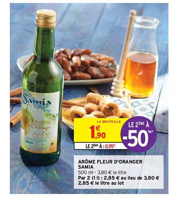 arôme fleur d'oranger samia