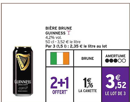 Bière Brune Guinness