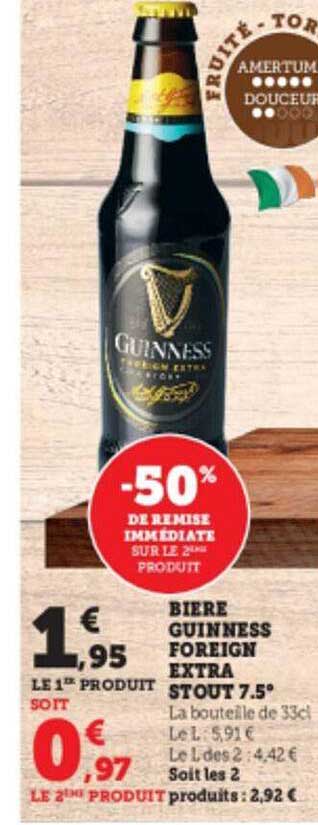bière guinness foreign extra stout 7.5°