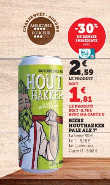 bière houthakker pale ale 7°