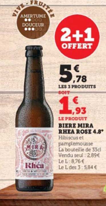 bière mira rhéa rose 4.8°