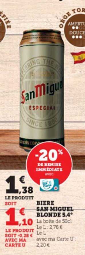 bière san miguel blonde 5.4°