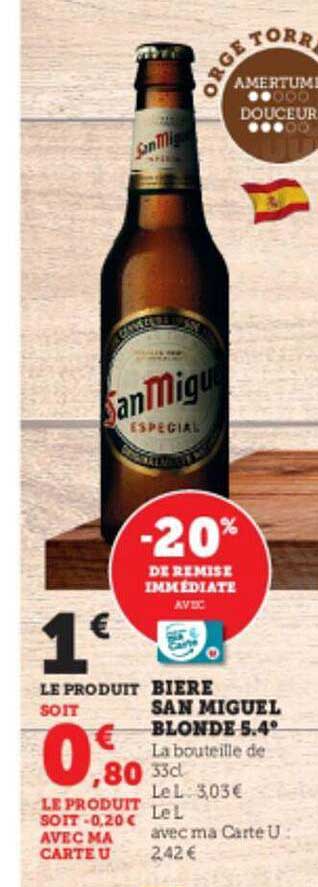 bière san miguel blonde 5.4°
