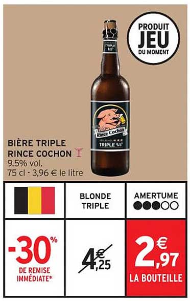 bière triple rince cochon