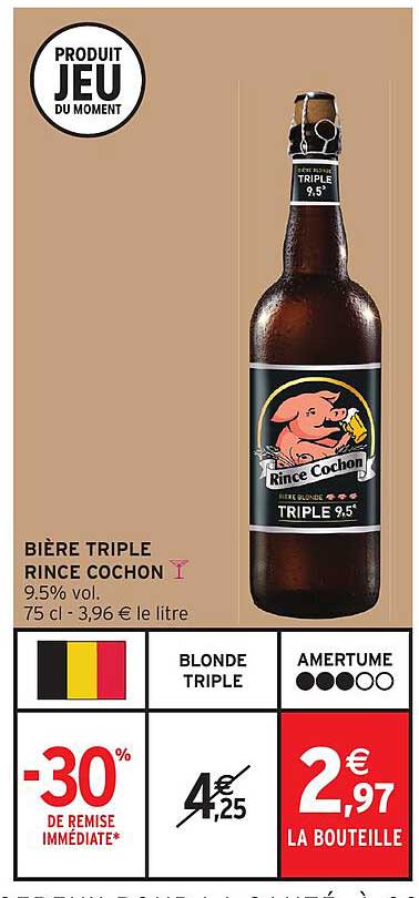 bière triple rince cochon