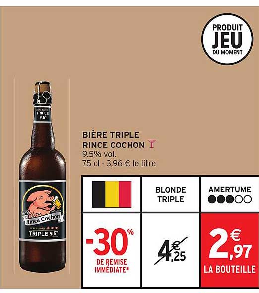bière triple rince cochon