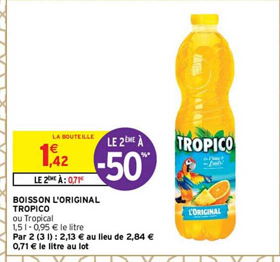 Boisson L'original Tropico