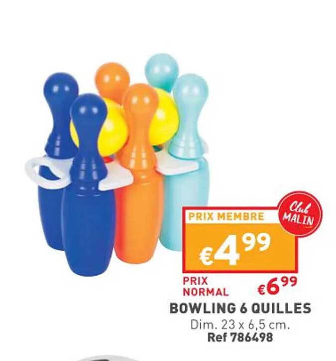 bowling 6 quilles