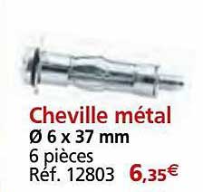cheville métal