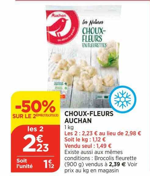 choux-fleurs auchan
