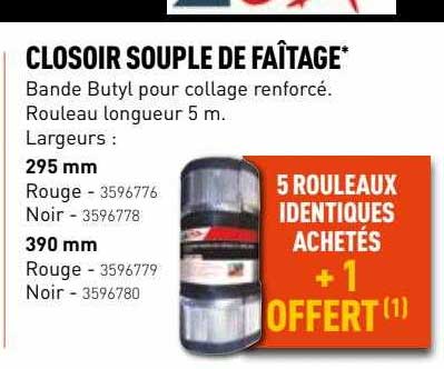 Closoir Souple De Faîtage