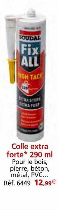 colle extra forte 290ml soudal