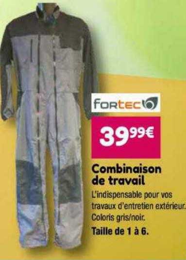 Combinaison De Travail Fortec