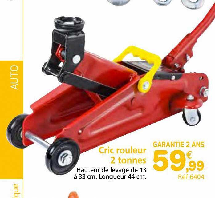 cric rouleur 2 tonnes