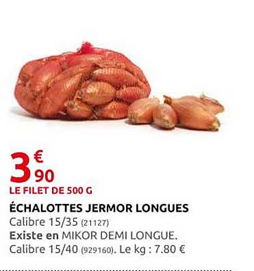 échalottes jermor longues