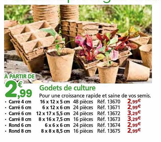 Godets De Culture